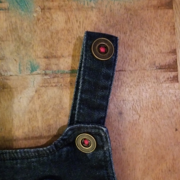 6-9M Denim 😍Heart Overall Skirt😍 - Picture 4 of 5